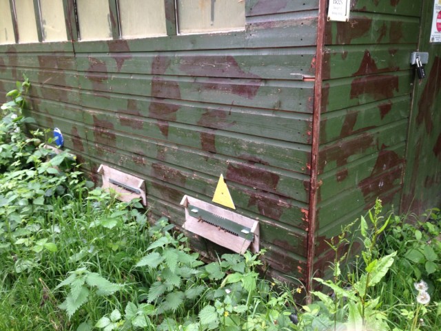 Perivale wood bee shed
